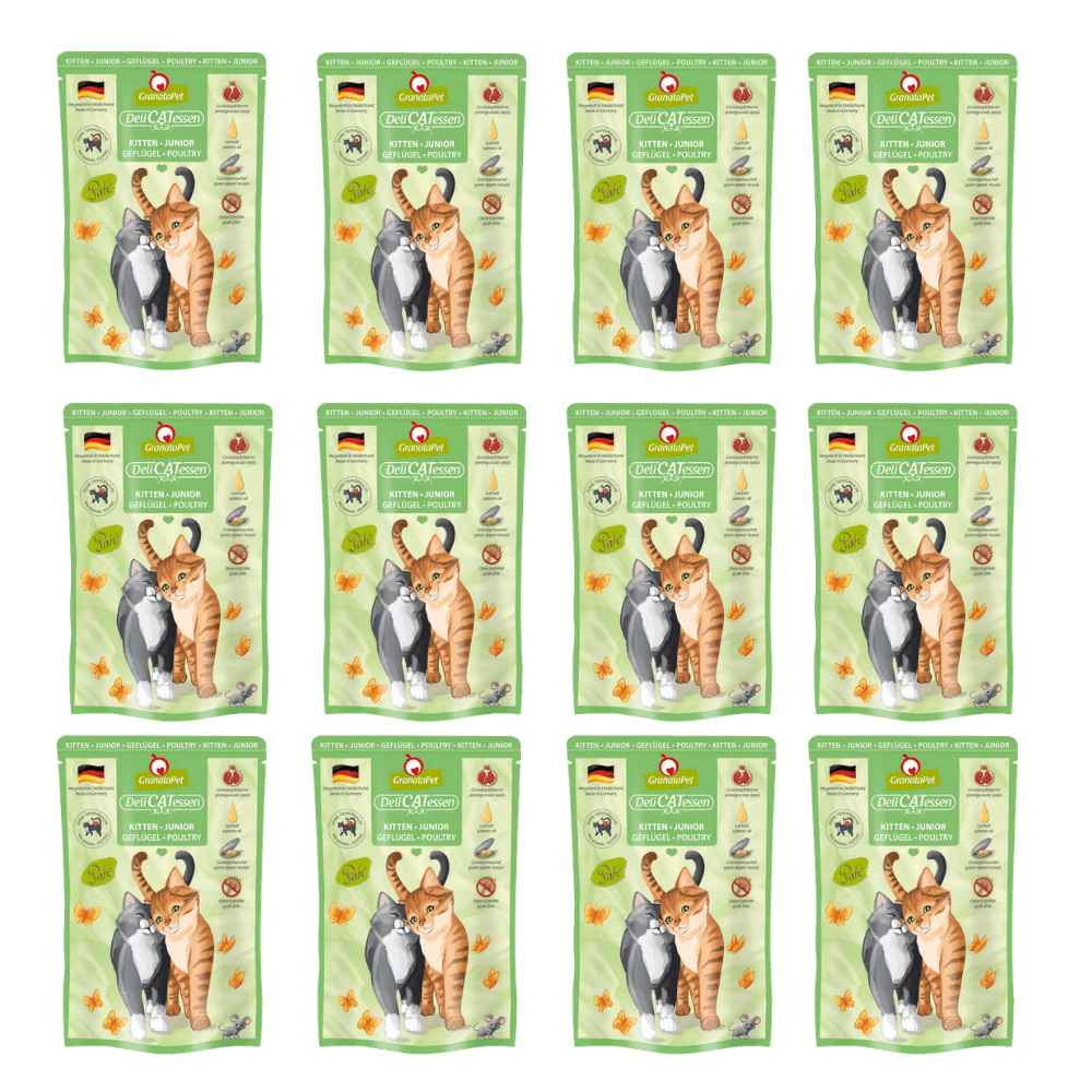 GranataPet DeliCatessen Kitten Poultry – Karma mokra dla kociąt, w saszetce, drób