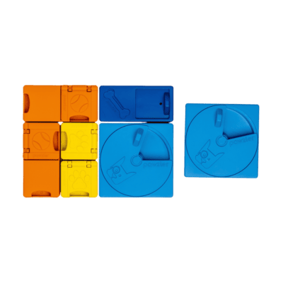 Pawzler Rainbow Set - modułowa zabawka logiczna dla psa - obrazek 1