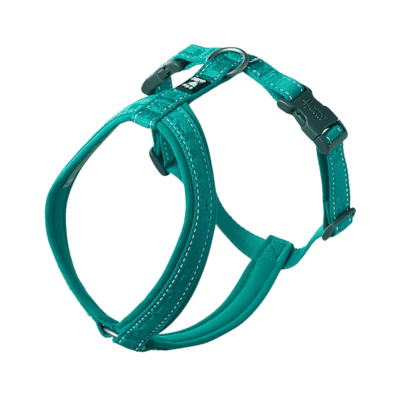 Hurtta Casual Eco Y-Harness Peacock - Szelki guard dla psa, turkusowe - obrazek 1