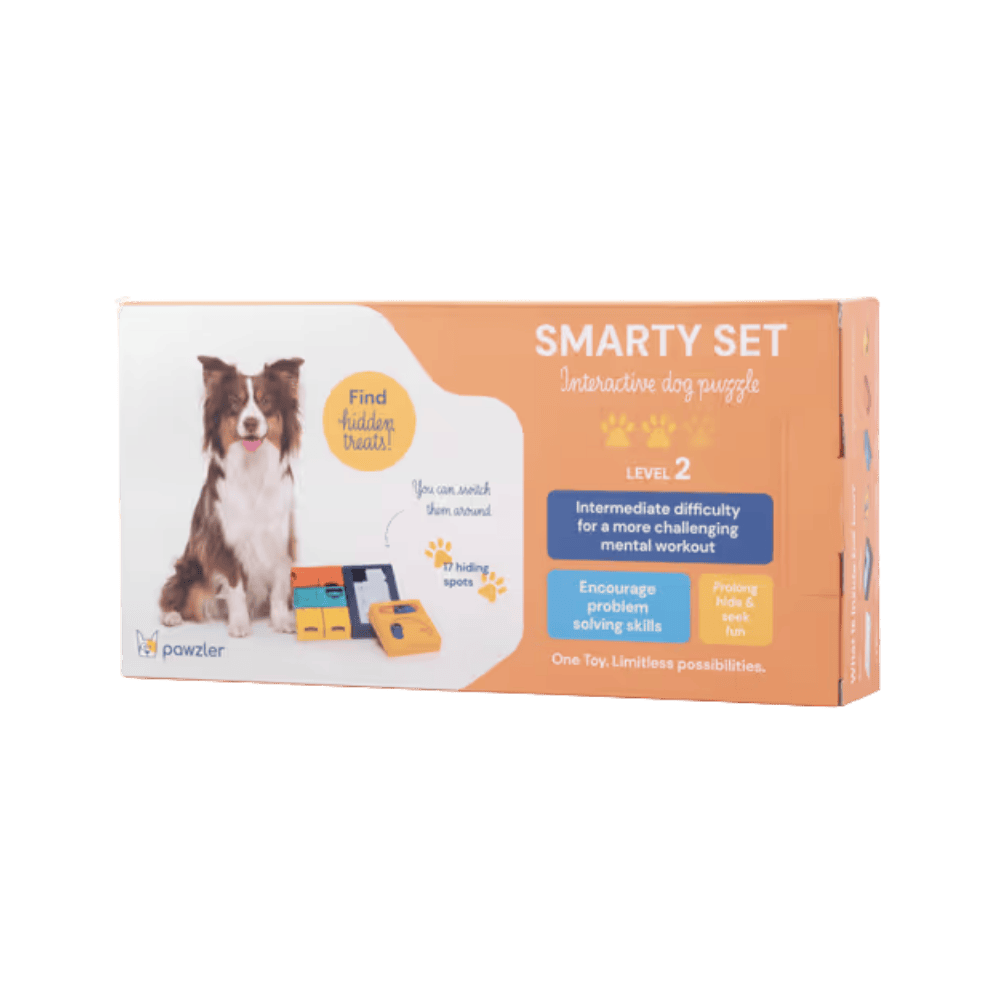 Pawzler Smarty Set - modułowa zabawka logiczna dla psa, poziom 2