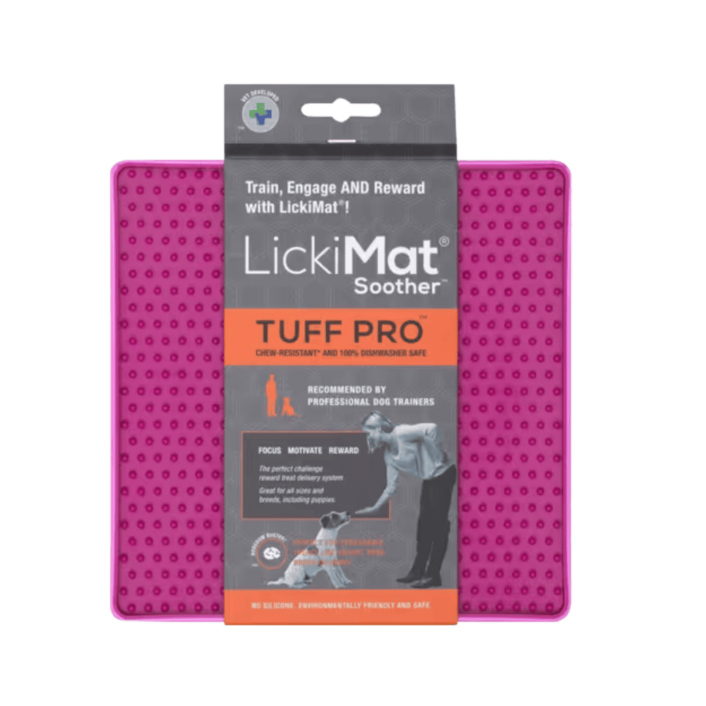 LickiMat Tuff Soother Pro - Treningowa mata do lizania dla psa i kota, twarda