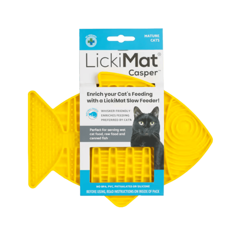 LickiMat Classic Casper - Mata do lizania dla kota, miękka