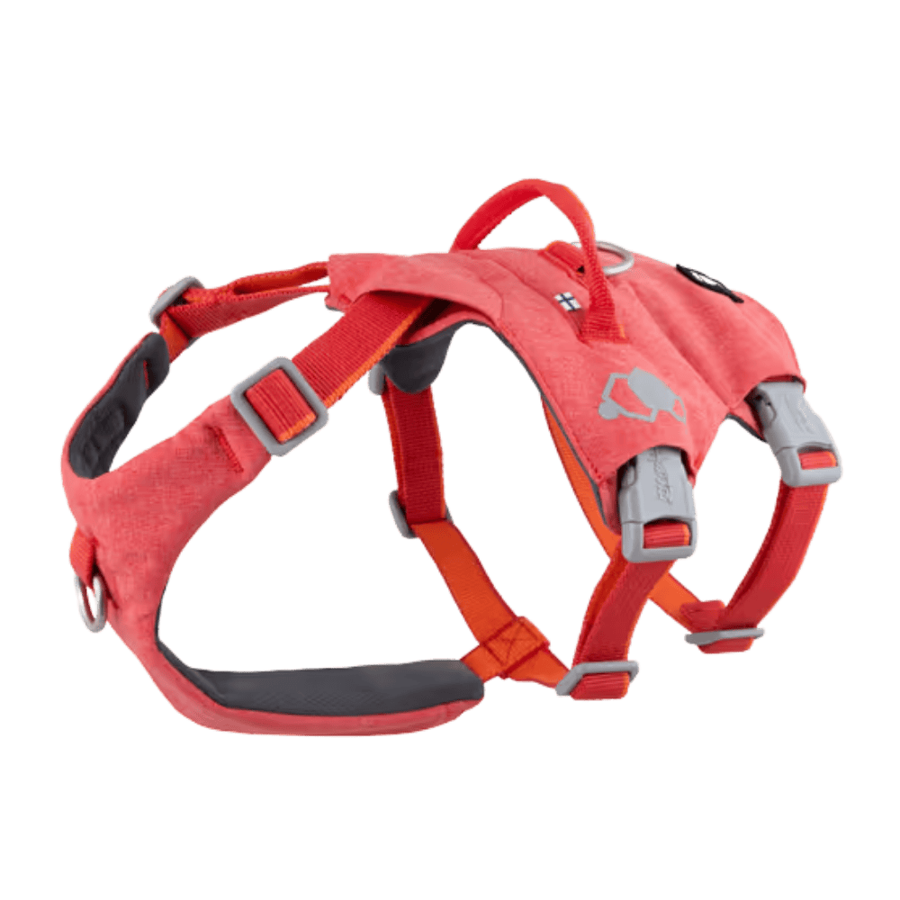 Hurtta Safeguard Eco Harness Strawberry - Antyucieczkowe szelki dla psa, czerwone
