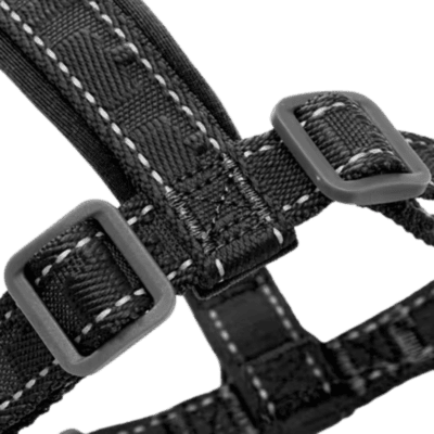 Hurtta Casual Eco Y-Harness Raven - Szelki guard dla psa, czarne - obrazek 4