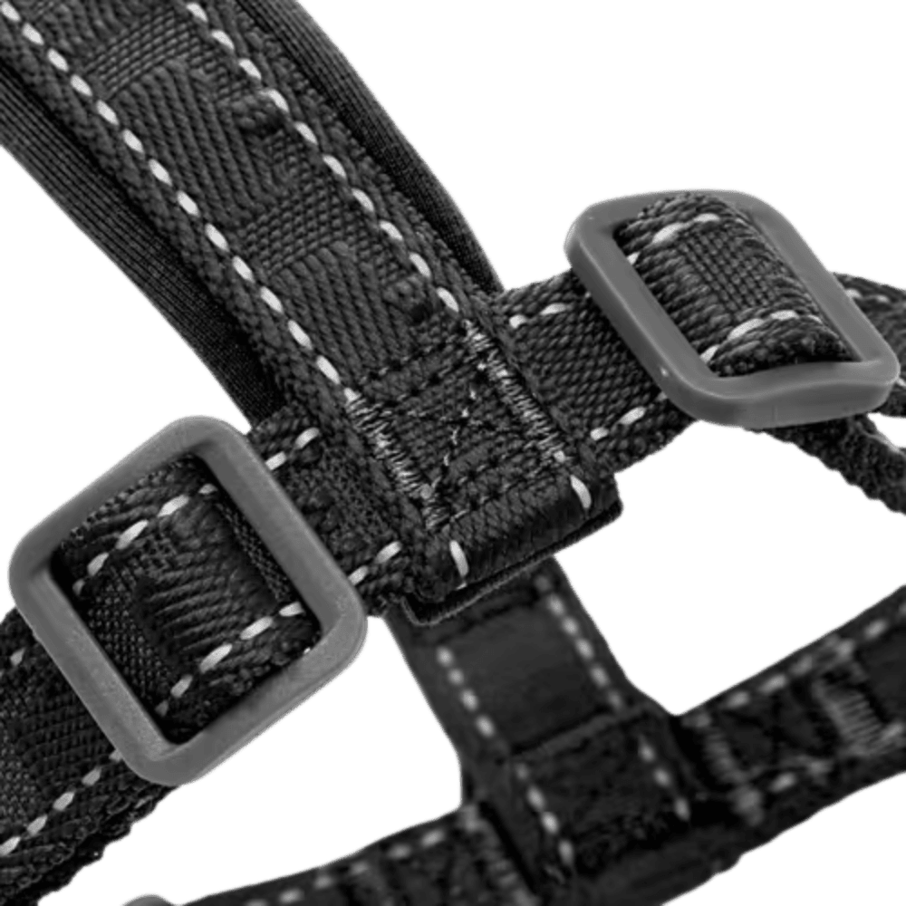 Hurtta Casual Eco Y-Harness Raven - Szelki guard dla psa, czarne