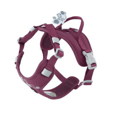 Hurtta Weekend Warrior Harness II ECO Eggplant - Szelki dla psów aktywnych, bordowe - obrazek 1
