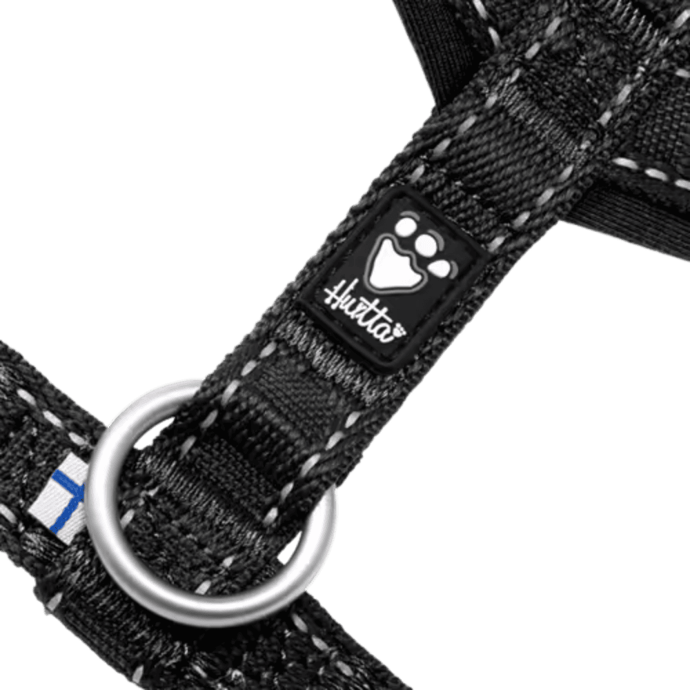 Hurtta Casual Eco Y-Harness Raven - Szelki guard dla psa, czarne