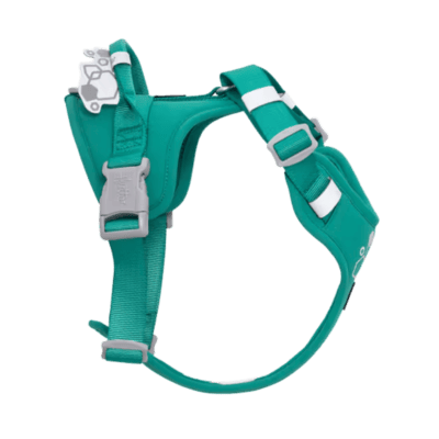 Hurtta Weekend Warrior Harness II ECO Peacock - Szelki dla psów aktywnych, turkusowe - obrazek 6