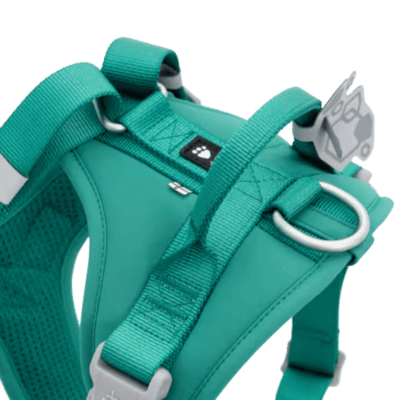 Hurtta Weekend Warrior Harness II ECO Peacock - Szelki dla psów aktywnych, turkusowe - obrazek 5