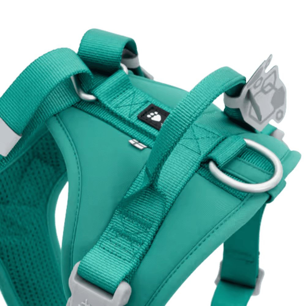 Hurtta Weekend Warrior Harness II ECO Peacock - Szelki dla psów aktywnych, turkusowe