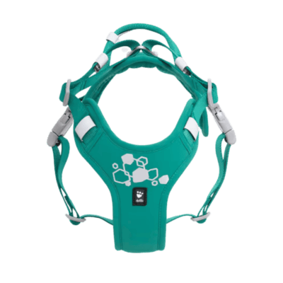 Hurtta Weekend Warrior Harness II ECO Peacock - Szelki dla psów aktywnych, turkusowe - obrazek 3
