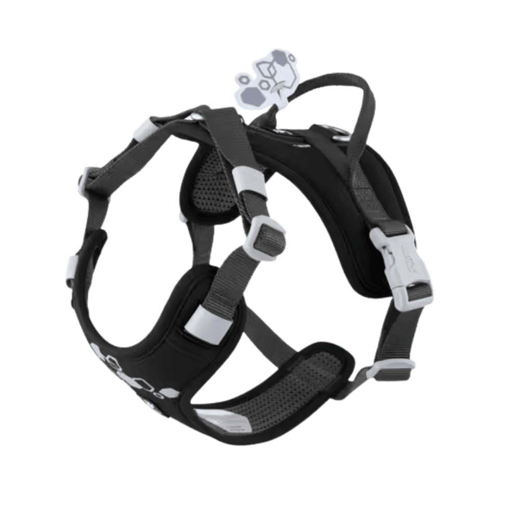 Hurtta Weekend Warrior Harness II ECO Raven - Szelki dla psów aktywnych, czarne