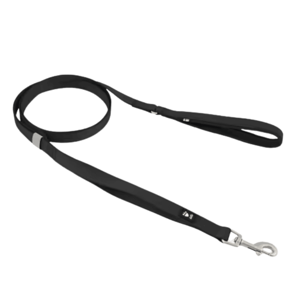 Hurtta Weekend Warrior Standard Leash II Raven - Smycz spacerowa, czarna 180cm