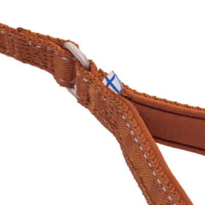 Hurtta Casual Reflective Leash Eco Cinnamon - Smycz spacerowa dla psa, brązowa - obrazek 2