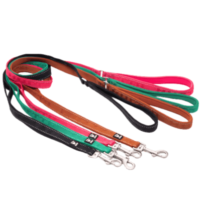 Hurtta Casual Reflective Leash Eco Ruby - Smycz spacerowa dla psa, różowa - obrazek 4