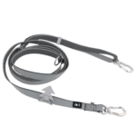 Kolor: Hurtta Multilong Leash II Blackberry - Przepinana smycz dla psa, szara 3m