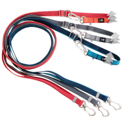 Hurtta Multilong Leash II Strawberry - Przepinana smycz dla psa, czerwona 3m - obrazek 3