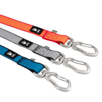 Hurtta Multilong Leash II Strawberry - Przepinana smycz dla psa, czerwona 3m - obrazek 5