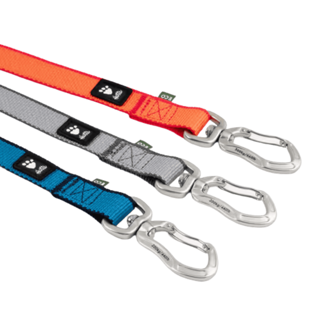 Hurtta Multilong Leash II Strawberry - Przepinana smycz dla psa, czerwona 3m