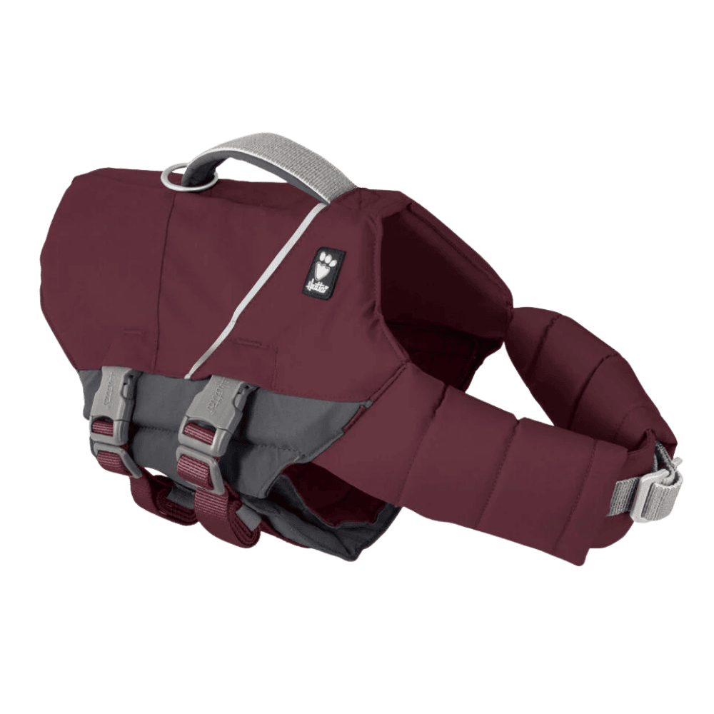 Hurtta Life Savior Eco Eggplant - Kapok dla psa, bordowy