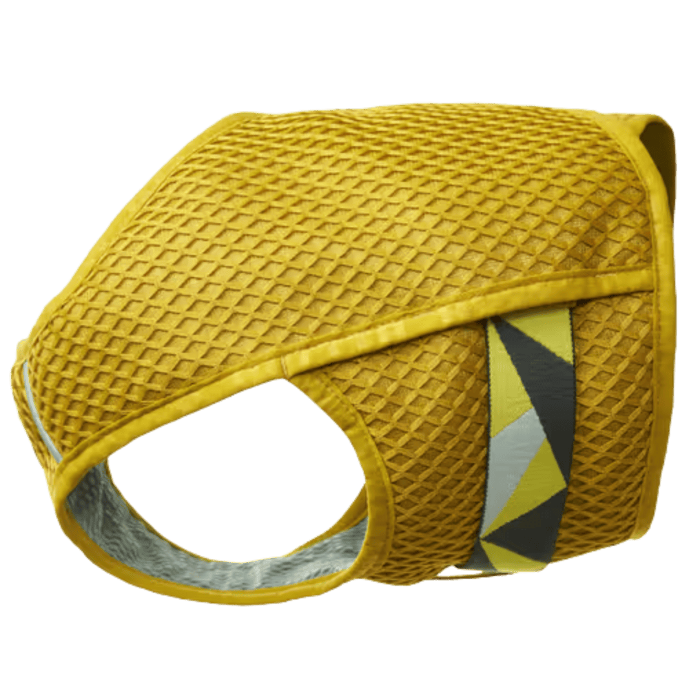Hurtta Cooling Wrap Turmeric - Kamizelka chłodząca dla psa, musztardowa