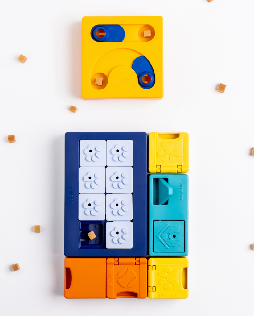 Pawzler Smarty Set - modułowa zabawka logiczna dla psa, poziom 2