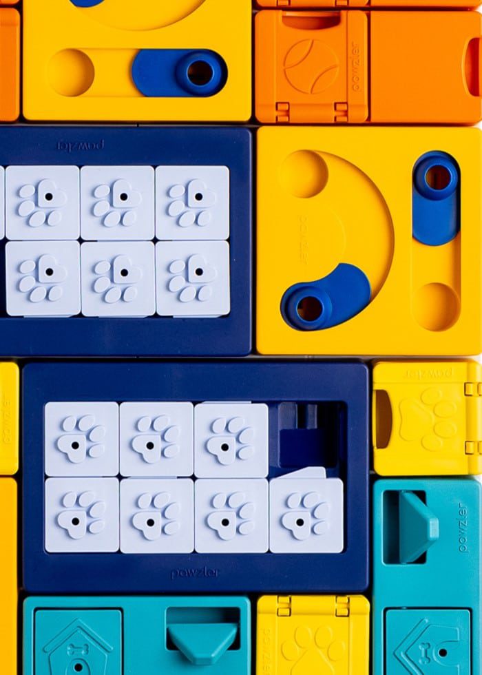 Pawzler Smarty Set - modułowa zabawka logiczna dla psa, poziom 2