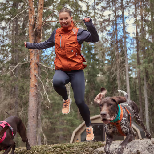 Hurtta Casual Eco Y-Harness Cinnamon - Szelki guard dla psa, brązowe