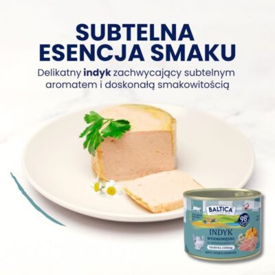 Baltica Smaki Regionów – Monobiałkowa karma mokra dla kota, indyk - obrazek 3