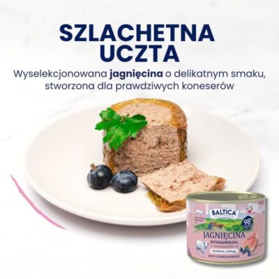Baltica Smaki Regionów – Monobiałkowa karma mokra dla kota, jagnięcina - obrazek 2