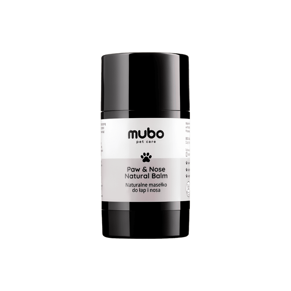 Mubo Paw & Nose Natural Balm Stick - Naturalne masełko do łap i nosa w sztyfcie, dla psa i kota, 25g