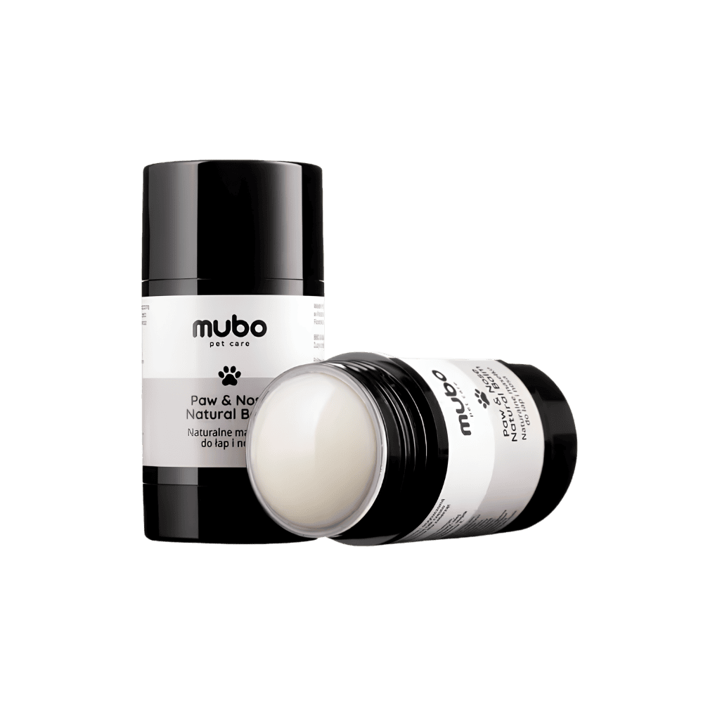 Mubo Paw & Nose Natural Balm Stick - Naturalne masełko do łap i nosa w sztyfcie, dla psa i kota, 25g