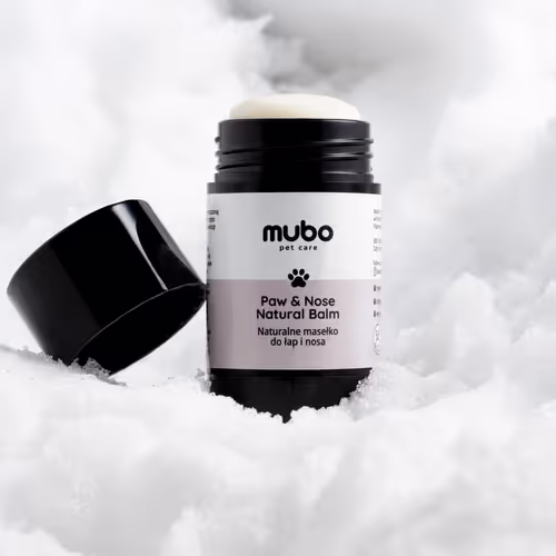 Mubo Paw & Nose Natural Balm Stick - Naturalne masełko do łap i nosa w sztyfcie, dla psa i kota, 25g