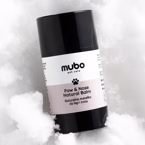 Mubo Paw & Nose Natural Balm Stick - Naturalne masełko do łap i nosa w sztyfcie, dla psa i kota, 25g