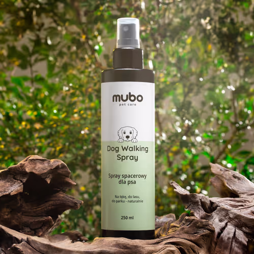 Mubo Dog Walking Spray - Spray spacerowy dla psa, z naturalnymi olejkami eterycznymi, 250ml