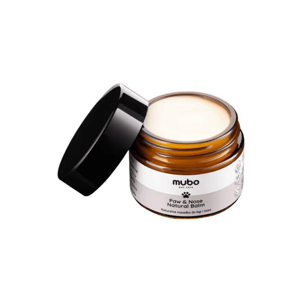 Mubo Paw & Nose Fragrance Free Natural Balm - Naturalne, bezzapachowe masełko do łap i nosa, dla psa i kota, 50g