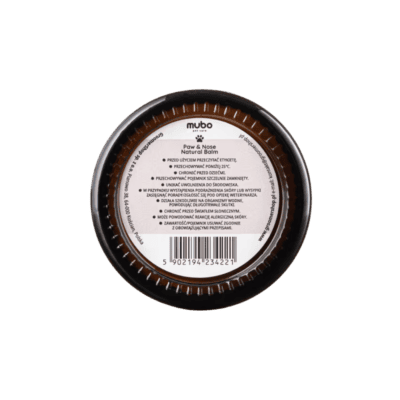 Mubo Paw & Nose Fragrance Free Natural Balm - Naturalne, bezzapachowe masełko do łap i nosa, dla psa i kota, 50g - obrazek 5