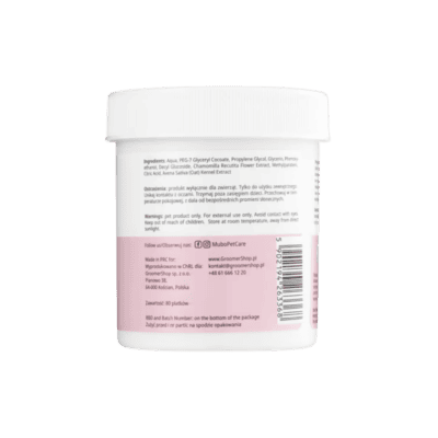 Mubo Perfect Eye Tear Stain Eye Wipes - Płatki do usuwania zacieków i przebarwień pod oczami dla psa i kota, 80 sztuk - obrazek 3