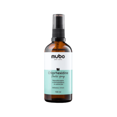 Mubo Chlorhexidine Dental Spray - Naturalna pasta z chlorheksydyną dla psa, bez szczotkowania, 100ml - obrazek 1
