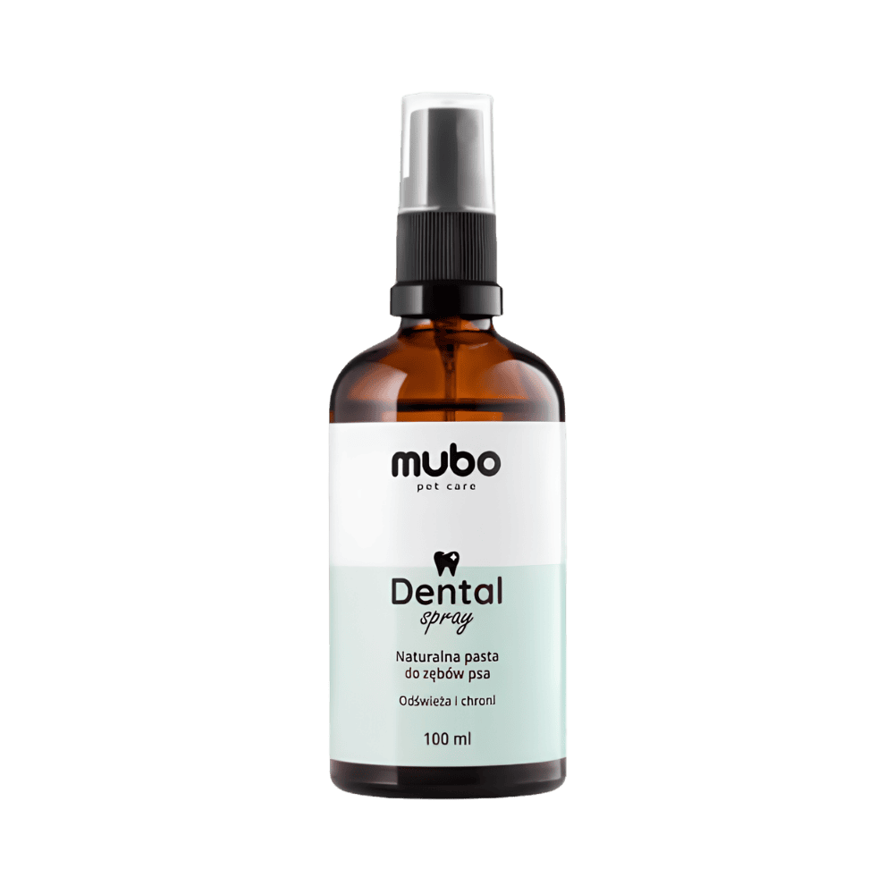Mubo Dental Spray - Naturalna pasta enzymatyczna dla psa, bez szczotkowania, 100ml