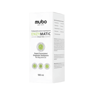Mubo EnzyMatic Toothpaste - Profesjonalna pasta enzymatyczna dla psa i kota, z nakładką na palec, 100ml - obrazek 3