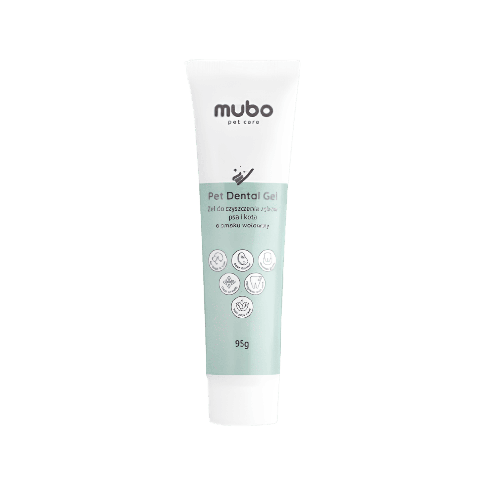 Mubo Pet Dental Gel - Żelowa pasta do zębów psa i kota, 95g