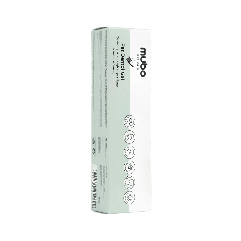 Mubo Pet Dental Gel - Żelowa pasta do zębów psa i kota, 95g