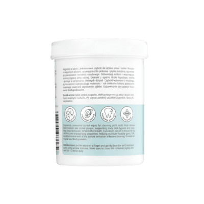 Mubo Pet Dental Finger Wipes - Jednorazowe czyściki do zębów psa i kota, nakładki na palec, 50 sztuk - obrazek 2