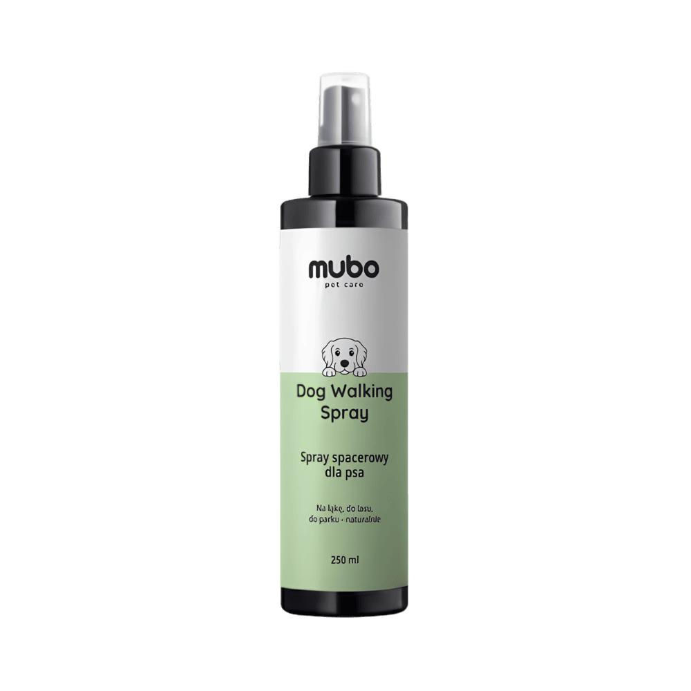 Mubo Dog Walking Spray - Spray spacerowy dla psa, z naturalnymi olejkami eterycznymi, 250ml