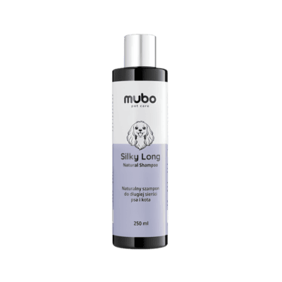 Mubo Silky Long Natural Shampoo - Delikatny szampon do długiej sierści dla psa i kota, 250ml - obrazek 1