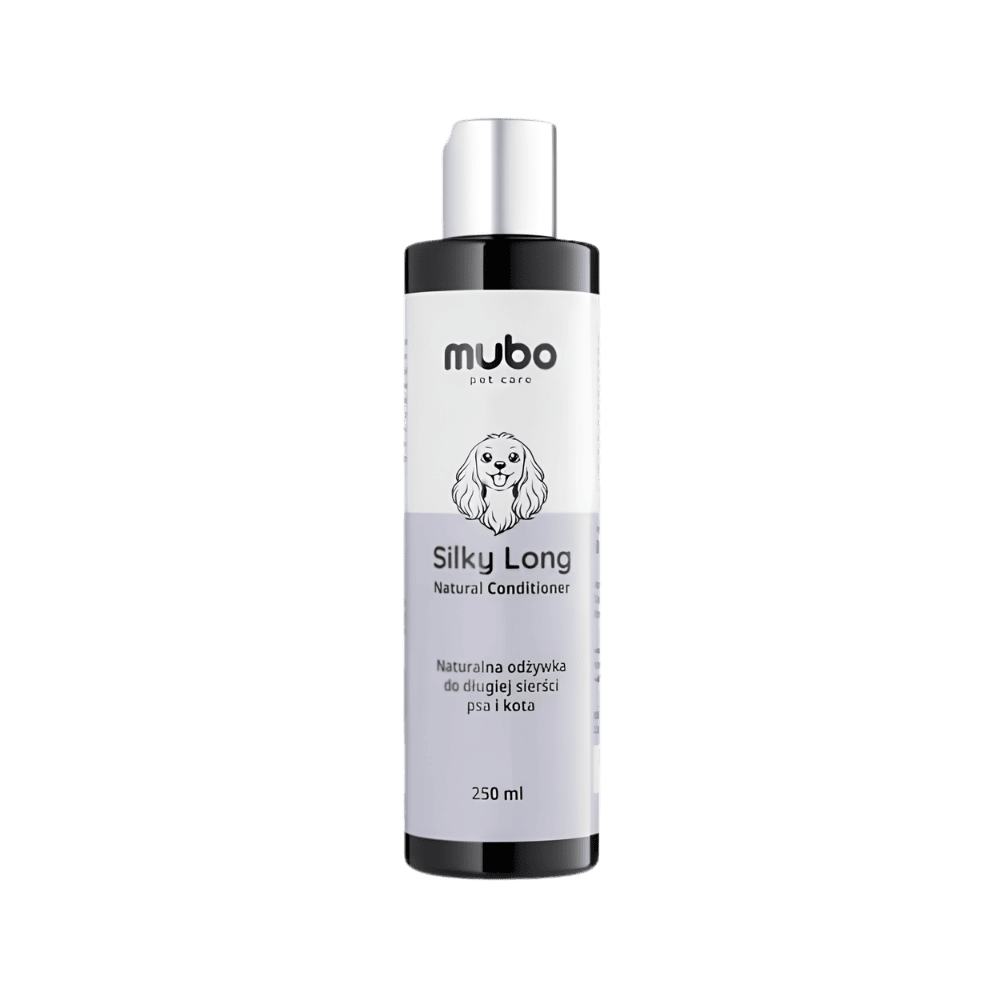 Mubo Silky Long Natural Conditioner - Delikatna odżywka do długiej sierści dla psa i kota, 250ml