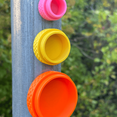 Petsbee Nosework Basic Orange - Puszka do noseworku dla psa, pojemnik na próbki zapachowe, pomarańczowy - obrazek 3