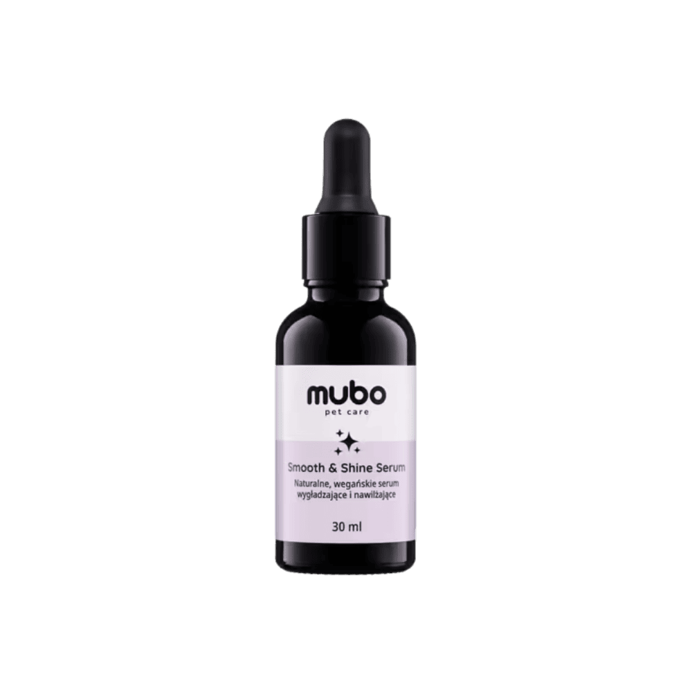 Mubo Smooth & Shine Serum - Naturalne serum wygładzające i nawilżające sierść dla psa i kota, 30ml