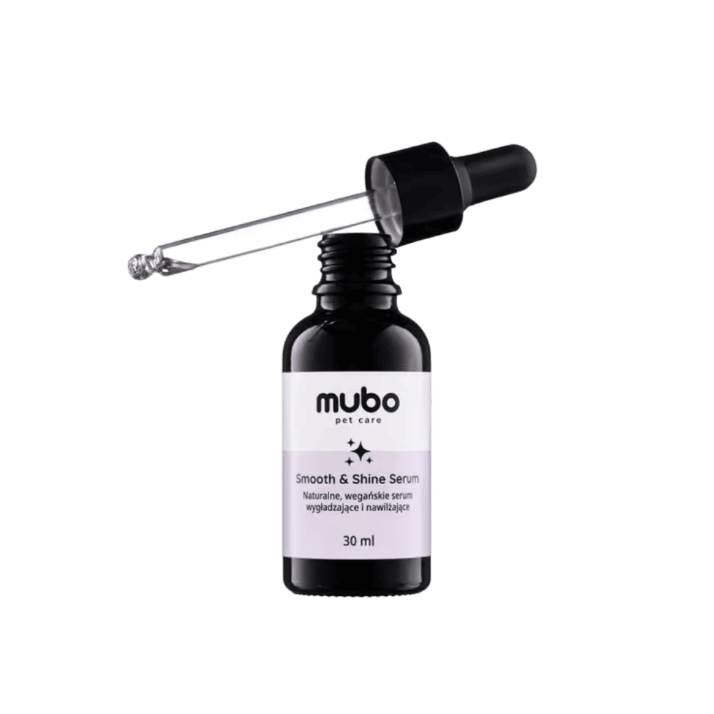 Mubo Smooth & Shine Serum - Naturalne serum wygładzające i nawilżające sierść dla psa i kota, 30ml